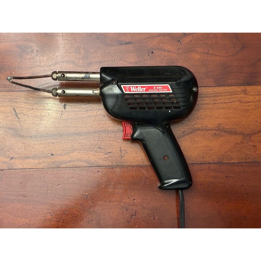 Vintage Weller D550 Professional Heavy Duty Soldering Gun Dual Heat 240/325 Watt